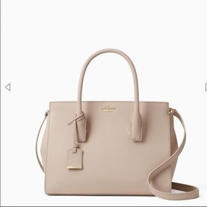 Kate Spade Make it Mine satchel in Tusk